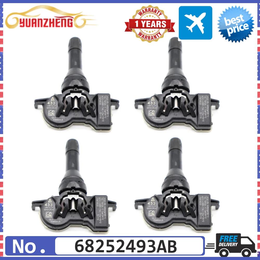 Ÿ̾   TPMS 68252493AB 68252493AA 68105280AF, 2014-24  ۽ װ̵ ũ̽ ۽ī 433MHz, 1/4 